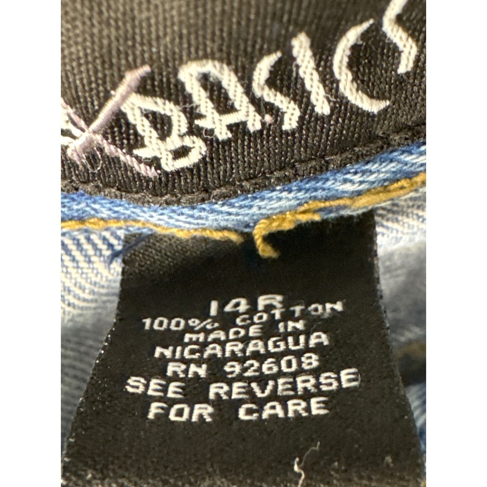 PB Basics Vintage Jeans Kids Size 14 Regular Blue Light Wash Excellent Denim - Picture 6 of 10